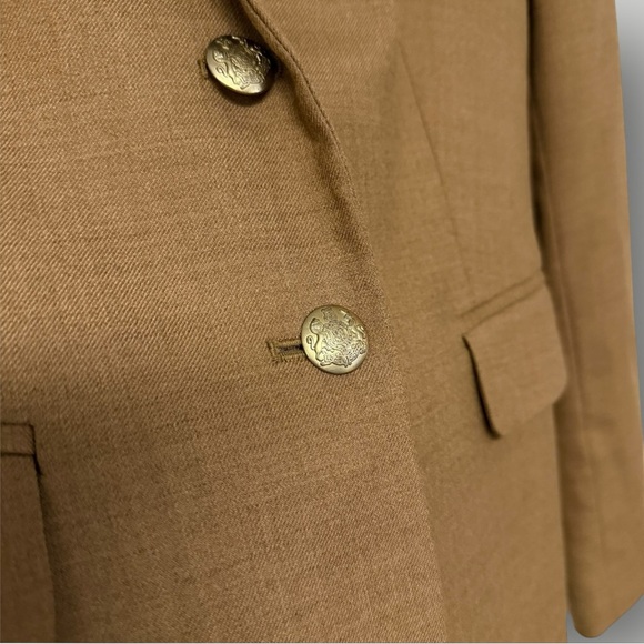 J.Crew Original Schoolboy Bazer in Camel Sz 2 - Picture 3 of 14